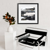 Shop Calm Noise (Square) Art Print-Abstract, Black, PC, Square, View All-framed painted poster wall decor artwork