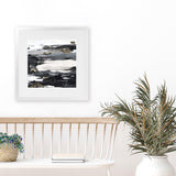 Shop Calm Noise (Square) Art Print-Abstract, Black, PC, Square, View All-framed painted poster wall decor artwork