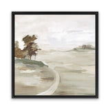 Shop Morning Crisp II (Square) Canvas Art Print-Abstract, Green, Neutrals, PC, Square, View All-framed wall decor artwork