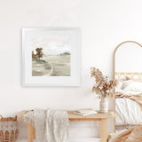 Shop Morning Crisp II (Square) Art Print-Abstract, Green, Neutrals, PC, Square, View All-framed painted poster wall decor artwork