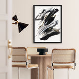 Shop The Stenographic Forn I Canvas Art Print-Abstract, Black, PC, Portrait, Rectangle, View All-framed wall decor artwork