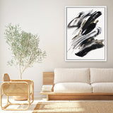 Shop The Stenographic Forn I Canvas Art Print-Abstract, Black, PC, Portrait, Rectangle, View All-framed wall decor artwork