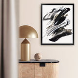 Shop The Stenographic Forn I Art Print-Abstract, Black, PC, Portrait, Rectangle, View All-framed painted poster wall decor artwork