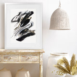 Shop The Stenographic Forn I Art Print-Abstract, Black, PC, Portrait, Rectangle, View All-framed painted poster wall decor artwork