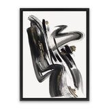 Shop The Stenographic Forn II Canvas Art Print-Abstract, Black, PC, Portrait, Rectangle, View All-framed wall decor artwork