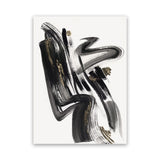 Shop The Stenographic Forn II Canvas Art Print-Abstract, Black, PC, Portrait, Rectangle, View All-framed wall decor artwork