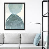 Shop Blue Overlay Canvas Art Print-Abstract, Blue, Green, PC, Portrait, Rectangle, View All-framed wall decor artwork