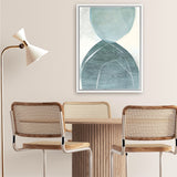 Shop Blue Overlay Canvas Art Print-Abstract, Blue, Green, PC, Portrait, Rectangle, View All-framed wall decor artwork