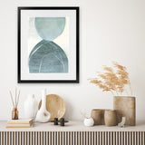 Shop Blue Overlay Art Print-Abstract, Blue, Green, PC, Portrait, Rectangle, View All-framed painted poster wall decor artwork