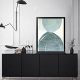 Shop Blue Overlay Art Print-Abstract, Blue, Green, PC, Portrait, Rectangle, View All-framed painted poster wall decor artwork