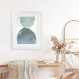 Shop Blue Overlay Art Print-Abstract, Blue, Green, PC, Portrait, Rectangle, View All-framed painted poster wall decor artwork