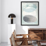 Shop Blue Approach Canvas Art Print-Abstract, Blue, PC, Portrait, Rectangle, View All-framed wall decor artwork