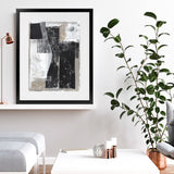 Shop Chasing I Art Print-Abstract, Black, PC, Portrait, Rectangle, View All-framed painted poster wall decor artwork