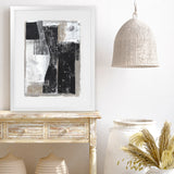 Shop Chasing I Art Print-Abstract, Black, PC, Portrait, Rectangle, View All-framed painted poster wall decor artwork