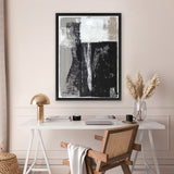 Shop Chasing II Canvas Art Print-Abstract, Black, PC, Portrait, Rectangle, View All-framed wall decor artwork