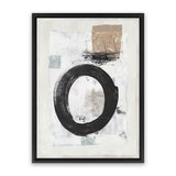Shop Open Skies Canvas Art Print-Abstract, Black, Neutrals, PC, Portrait, Rectangle, View All-framed wall decor artwork