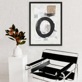 Shop Open Skies Canvas Art Print-Abstract, Black, Neutrals, PC, Portrait, Rectangle, View All-framed wall decor artwork