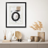 Shop Open Skies Art Print-Abstract, Black, Neutrals, PC, Portrait, Rectangle, View All-framed painted poster wall decor artwork