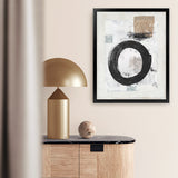 Shop Open Skies Art Print-Abstract, Black, Neutrals, PC, Portrait, Rectangle, View All-framed painted poster wall decor artwork