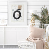 Shop Open Skies Art Print-Abstract, Black, Neutrals, PC, Portrait, Rectangle, View All-framed painted poster wall decor artwork