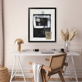 Shop Pulling Forces Art Print-Abstract, Black, PC, Portrait, Rectangle, View All-framed painted poster wall decor artwork