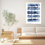Shop Stitched Together I Canvas Art Print-Abstract, Blue, PC, Portrait, Rectangle, View All-framed wall decor artwork