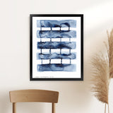 Shop Stitched Together I Art Print-Abstract, Blue, PC, Portrait, Rectangle, View All-framed painted poster wall decor artwork