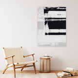 Shop Dark Expressions II Canvas Art Print-Abstract, Black, Neutrals, PC, Portrait, Rectangle, View All-framed wall decor artwork