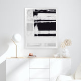 Shop Dark Expressions II Art Print-Abstract, Black, Neutrals, PC, Portrait, Rectangle, View All-framed painted poster wall decor artwork