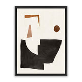 Shop Blockway II Canvas Art Print-Abstract, Black, PC, Portrait, Rectangle, View All-framed wall decor artwork