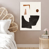 Shop Blockway II Canvas Art Print-Abstract, Black, PC, Portrait, Rectangle, View All-framed wall decor artwork