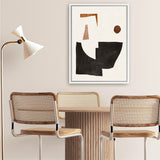 Shop Blockway II Canvas Art Print-Abstract, Black, PC, Portrait, Rectangle, View All-framed wall decor artwork