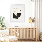 Shop Blockway II Art Print-Abstract, Black, PC, Portrait, Rectangle, View All-framed painted poster wall decor artwork