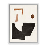 Shop Blockway II Canvas Art Print-Abstract, Black, PC, Portrait, Rectangle, View All-framed wall decor artwork