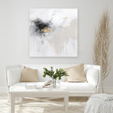 Shop Golden Beat I (Square) Canvas Art Print-Abstract, Neutrals, PC, Square, View All-framed wall decor artwork