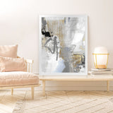 Shop Chromatized II Art Print-Abstract, Grey, PC, Portrait, Rectangle, View All-framed painted poster wall decor artwork