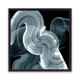 Shop Swirl II (Square) Canvas Art Print-Abstract, Black, Blue, PC, Square, View All-framed wall decor artwork
