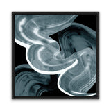 Shop Swirl III (Square) Canvas Art Print-Abstract, Black, Blue, PC, Square, View All-framed wall decor artwork