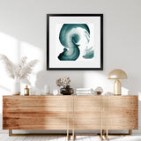 Shop Swirl IV (Square) Art Print-Abstract, Green, PC, Square, View All-framed painted poster wall decor artwork