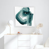 Shop Swirl V (Square) Art Print-Abstract, Green, PC, Square, View All-framed painted poster wall decor artwork