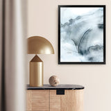 Shop Indigo Mint Bubbles II Indigo Version Art Print-Abstract, Blue, PC, Portrait, Rectangle, View All-framed painted poster wall decor artwork