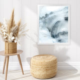 Shop Indigo Mint Bubbles II Indigo Version Art Print-Abstract, Blue, PC, Portrait, Rectangle, View All-framed painted poster wall decor artwork