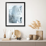 Shop Indigo Mint Bubbles III Indigo Version Art Print-Abstract, Blue, PC, Portrait, Rectangle, View All-framed painted poster wall decor artwork