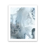 Shop Indigo Mint Bubbles III Indigo Version Art Print-Abstract, Blue, PC, Portrait, Rectangle, View All-framed painted poster wall decor artwork