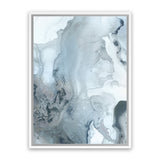 Shop Indigo Mint Bubbles III Indigo Version Canvas Art Print-Abstract, Blue, PC, Portrait, Rectangle, View All-framed wall decor artwork