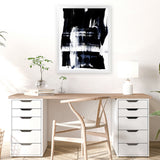 Shop Swipe Art Print-Abstract, Black, PC, Portrait, Rectangle, View All-framed painted poster wall decor artwork