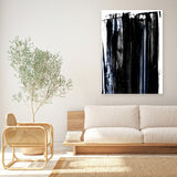 Shop Squeegee I Canvas Art Print-Abstract, Black, PC, Portrait, Rectangle, View All-framed wall decor artwork