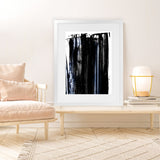 Shop Squeegee I Art Print-Abstract, Black, PC, Portrait, Rectangle, View All-framed painted poster wall decor artwork