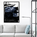 Shop Squeegee II Canvas Art Print-Abstract, Black, PC, Portrait, Rectangle, View All-framed wall decor artwork