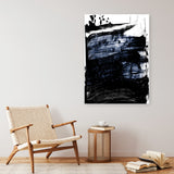 Shop Squeegee II Canvas Art Print-Abstract, Black, PC, Portrait, Rectangle, View All-framed wall decor artwork